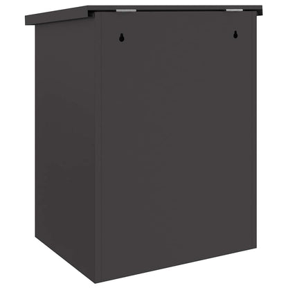 Paketdrop-Box Schwarz 44 x 35 x 59 cm Stahl