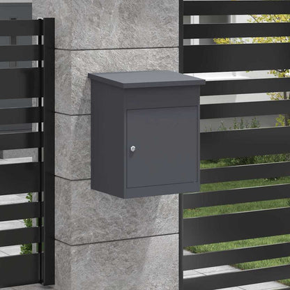 Paketdrop-Box Anthrazit 44 x 35 x 59 cm Stahl