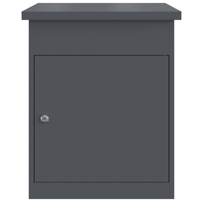 Paketdrop-Box Anthrazit 44 x 35 x 59 cm Stahl