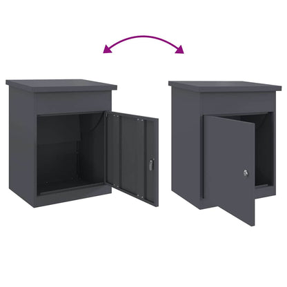 Paketdrop-Box Anthrazit 44 x 35 x 59 cm Stahl