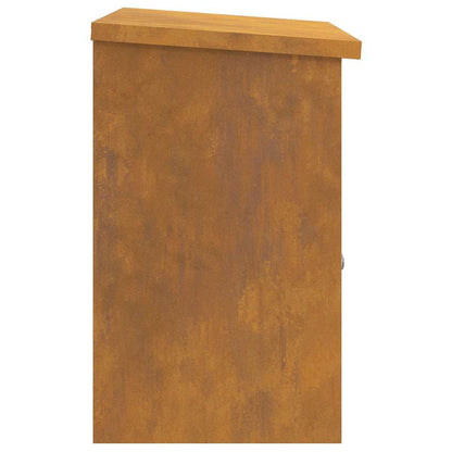 Paketdrop-Box Rostig 44 x 35 x 59 cm