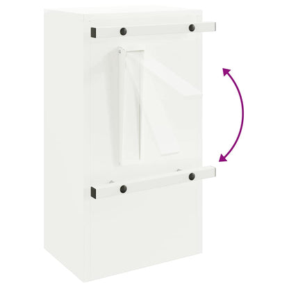 Briefkasten Weiß 30 x 23 x 55 cm Stahl