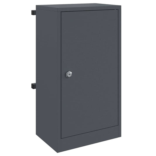 Briefkasten Anthrazit 30 x 23 x 55 cm Stahl