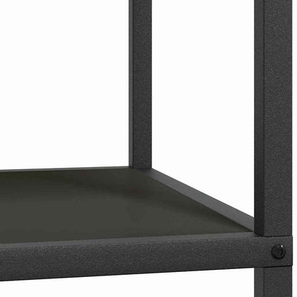 Küchenlageregal mit Regal mit Speicher Schwarz Stahl