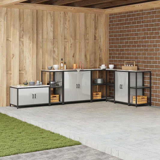Küchenlageregal Silber 60 x 50 x 92 cm Galvanisierter Stahl