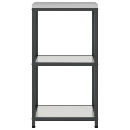 Küchenlageregal mit Regal Silber Galvanisierter Stahl