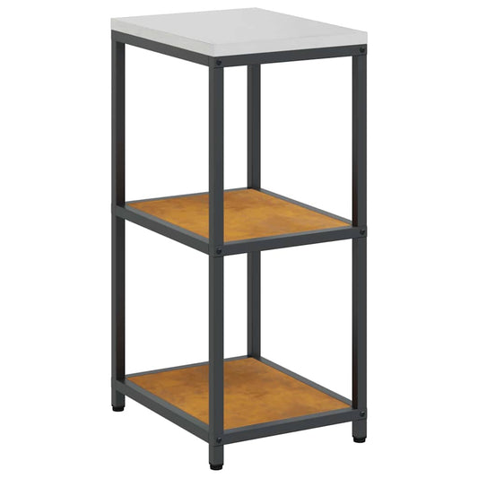 Küchenlageregal mit Regal mit Speicher Rostig 60 x 50 x 92 cm Wetterstahl