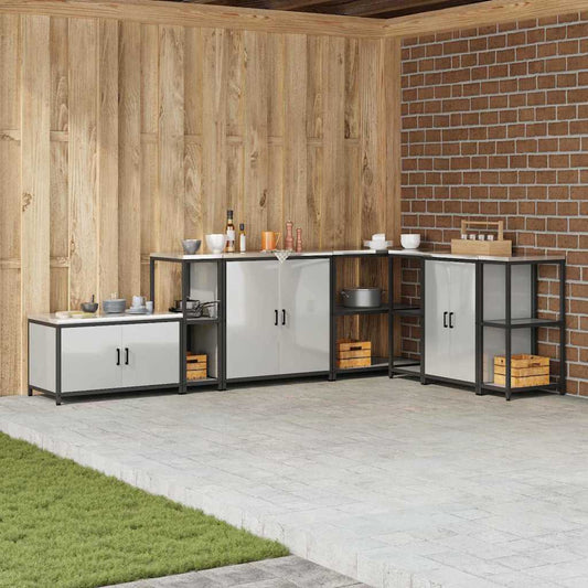 Küchenlageregal Silber 60 x 50 x 92 cm Galvanisierter Stahl