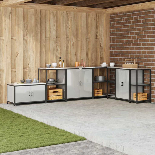 Küchenlagerregal Silber 60 x 50 x 92 cm Galvanisierter Stahl