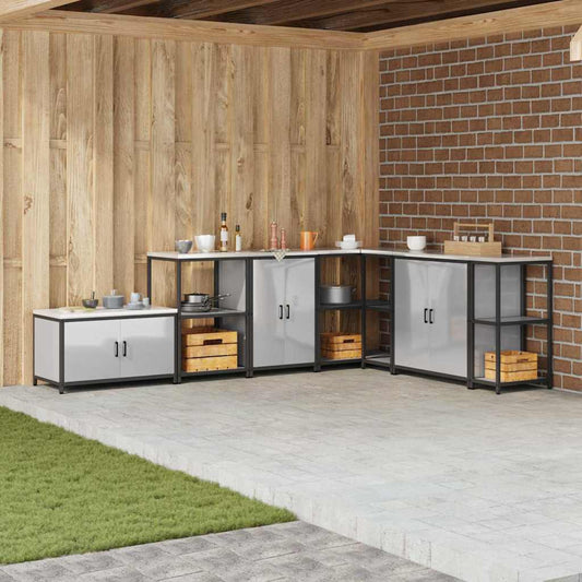 Küchenlagerregal Silber 60 x 50 x 92 cm Galvanisierter Stahl
