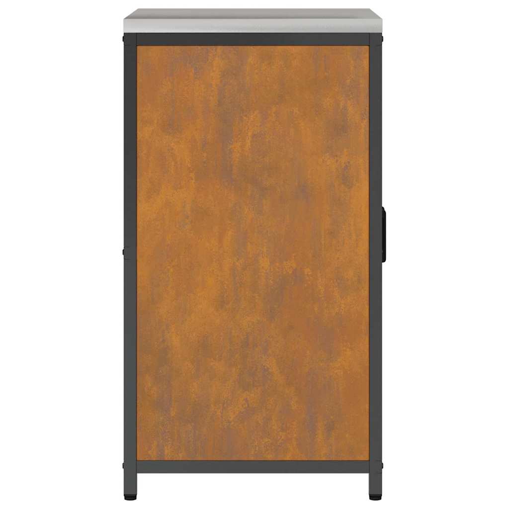 Küchenlagerregal Rostig 60 x 50 x 92 cm Wetterstahl