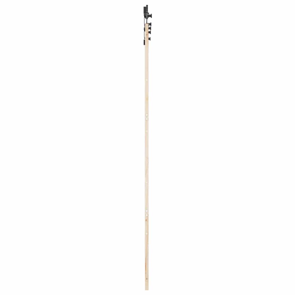 Schiebetür Braun 80 x 208 cm Massivholz Kiefer