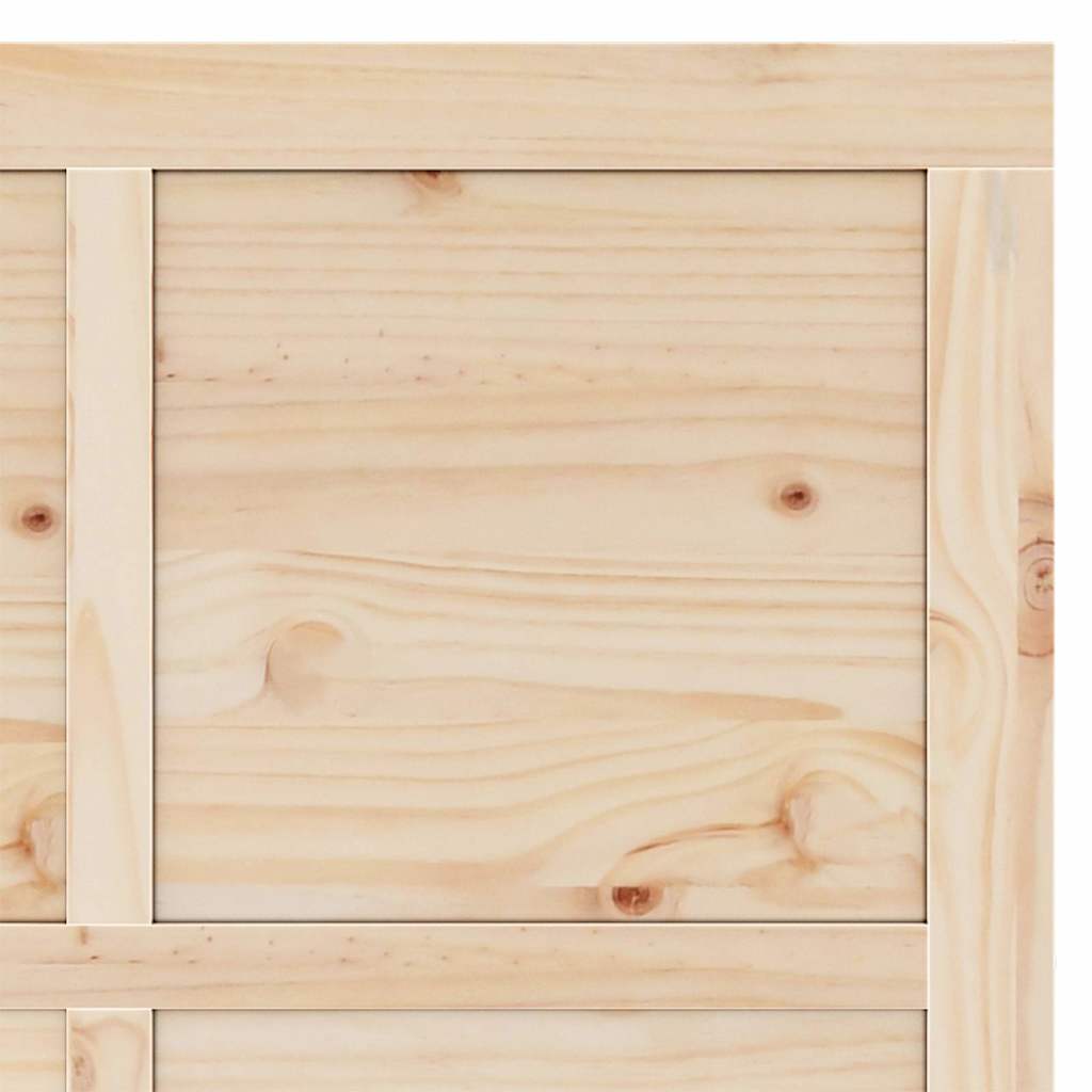 Schiebetür Braun 90 x 208 cm Massivholz Kiefer