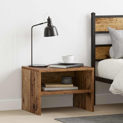 Nachttisch 2 pcs Altholz 40 x 40 x 30 cm Holzwerkstoff