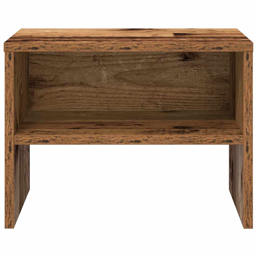 Nachttisch 2 pcs Altholz 40 x 40 x 30 cm Holzwerkstoff