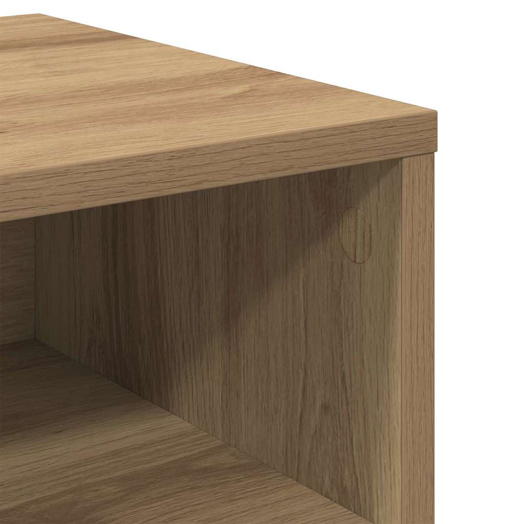 Nachttisch 2 pcs Eiche handwerklich 40 x 40 x 30 cm