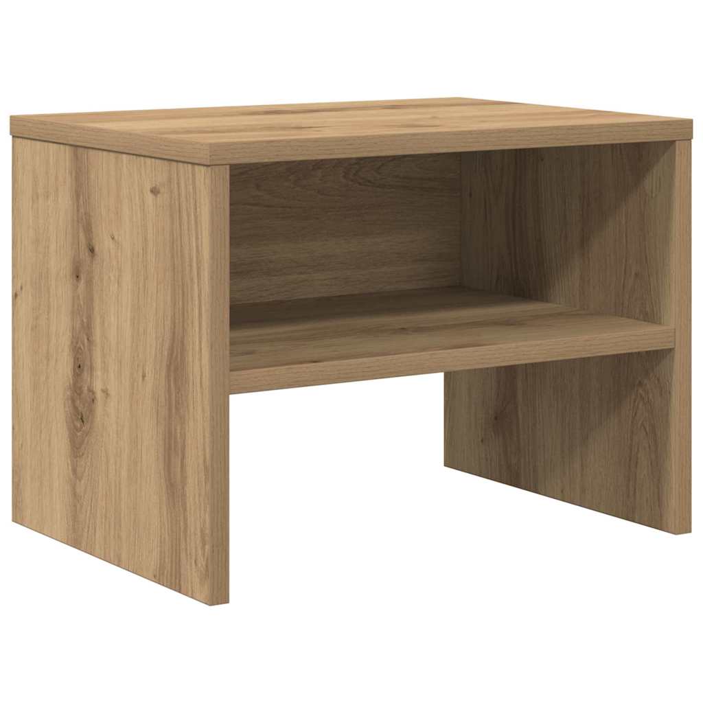 Nachttisch 2 pcs Eiche handwerklich 40 x 40 x 30 cm
