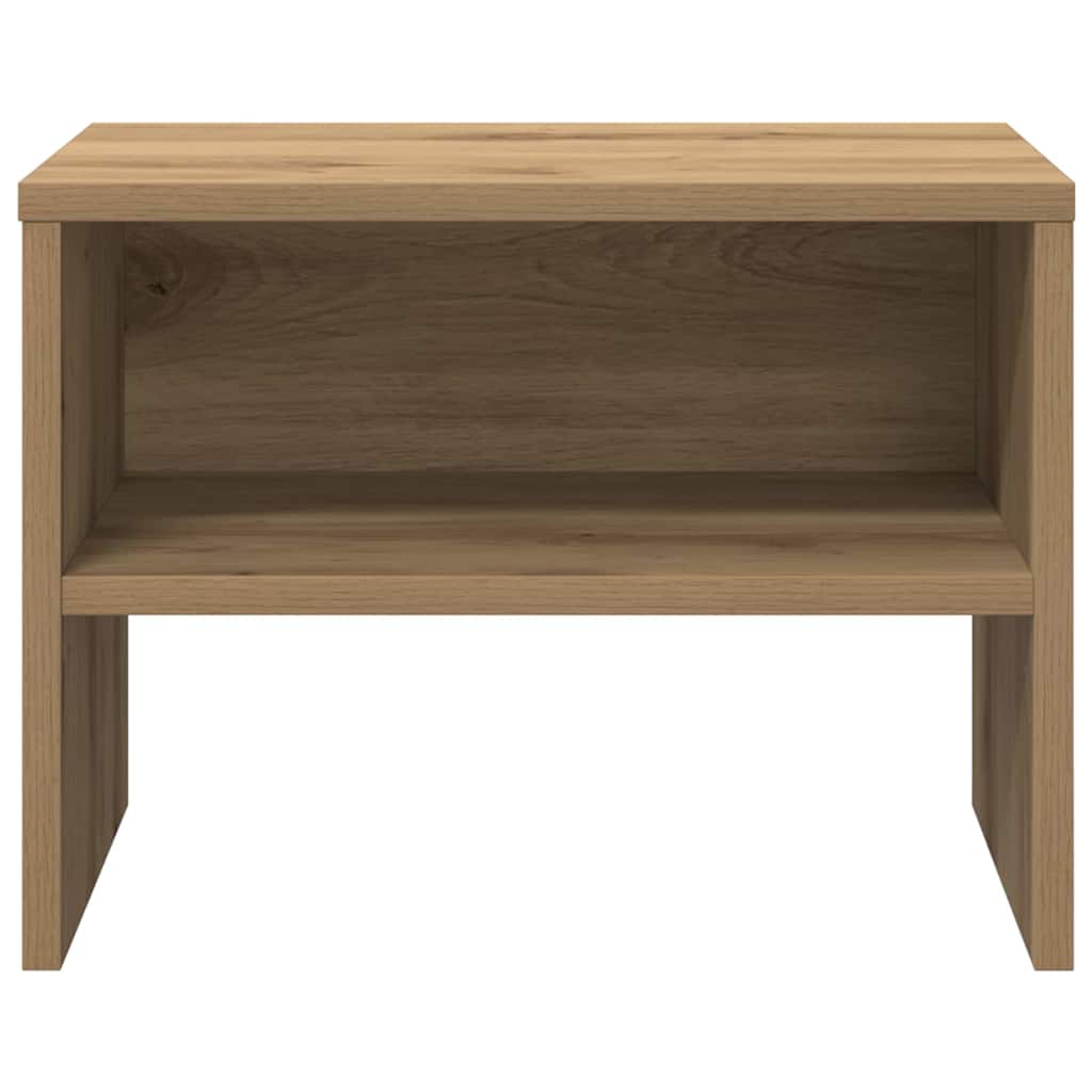 Nachttisch 2 pcs Eiche handwerklich 40 x 40 x 30 cm