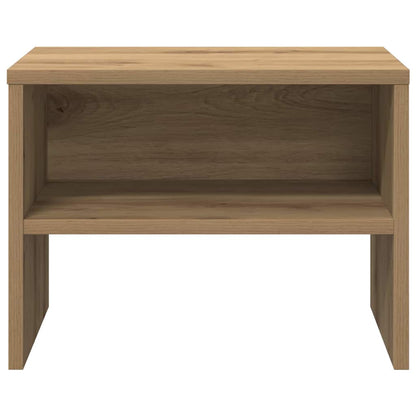Nachttisch 2 pcs Eiche handwerklich 40 x 40 x 30 cm