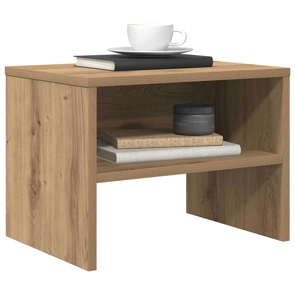 Nachttisch 2 pcs Eiche handwerklich 40 x 40 x 30 cm