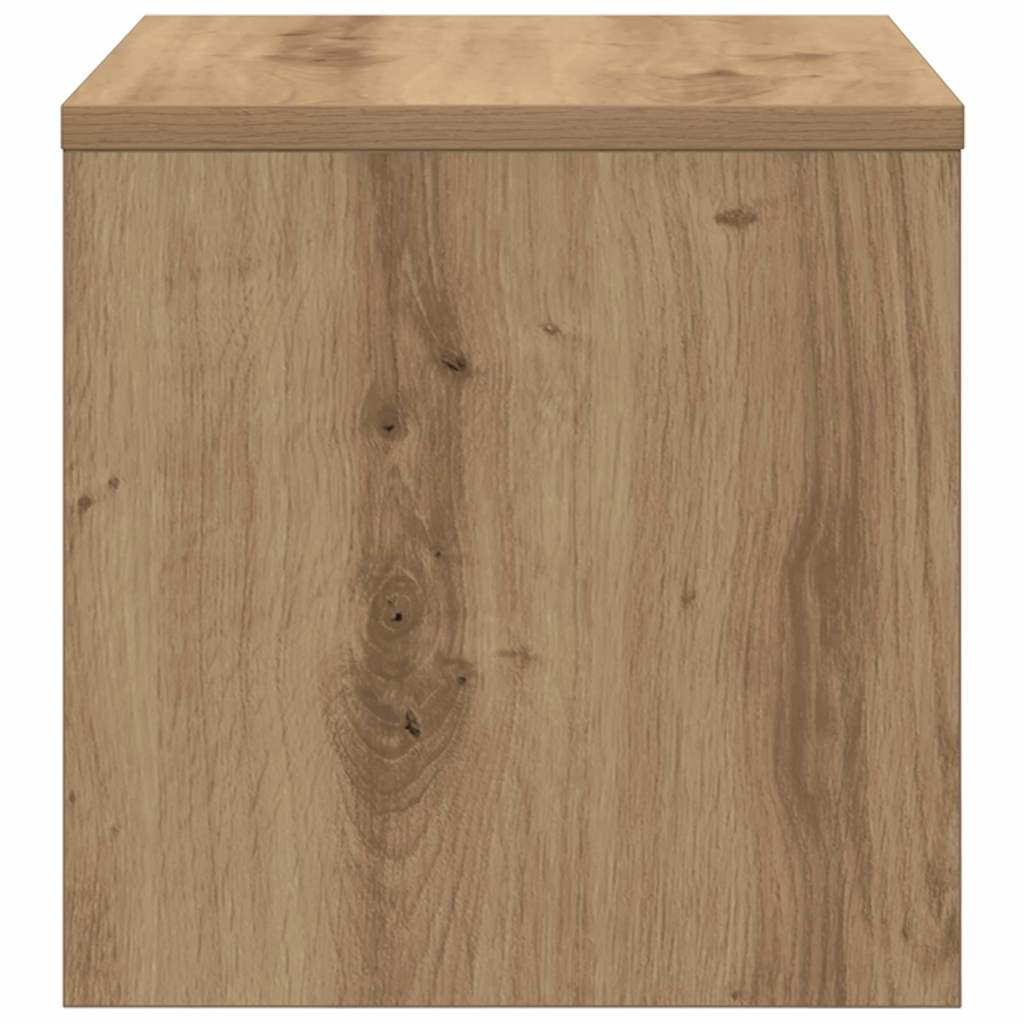 Nachttisch 2 pcs Eiche handwerklich 40 x 40 x 30 cm