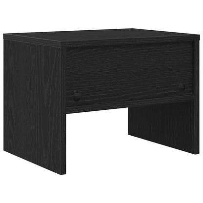 Nachttisch 2 pcs Schwarze Eiche 40 x 40 x 30 cm Holzwerkstoff