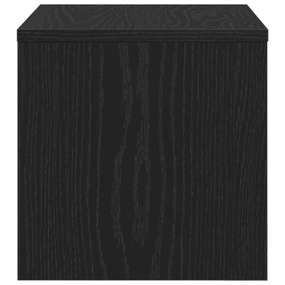 Nachttisch 2 pcs Schwarze Eiche 40 x 40 x 30 cm Holzwerkstoff