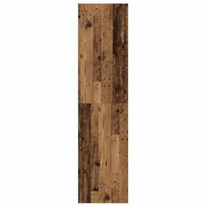Kleiderschrank mit Regal mit Speicher Altholz Holzwerkstoff