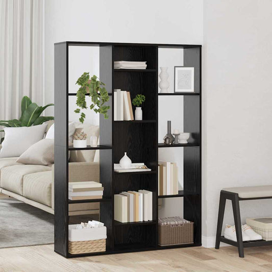 Raumteiler Schwarze Eiche 100 x 24 x 140 cm Holzwerkstoff