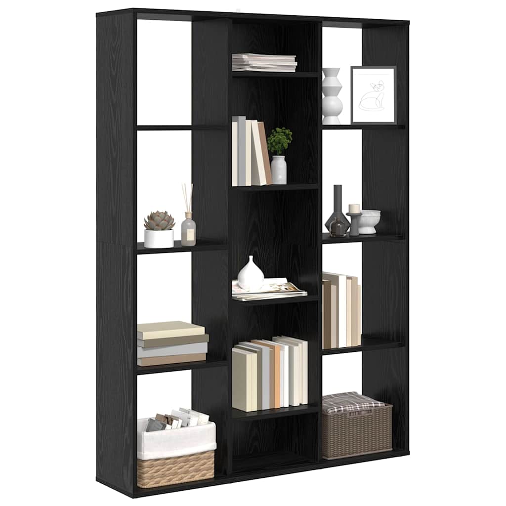 Raumteiler Schwarze Eiche 100 x 24 x 140 cm Holzwerkstoff