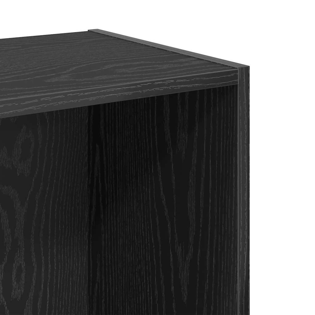 Bücherregal Schwarze Eiche 40 x 30 x 77 cm Holzwerkstoff