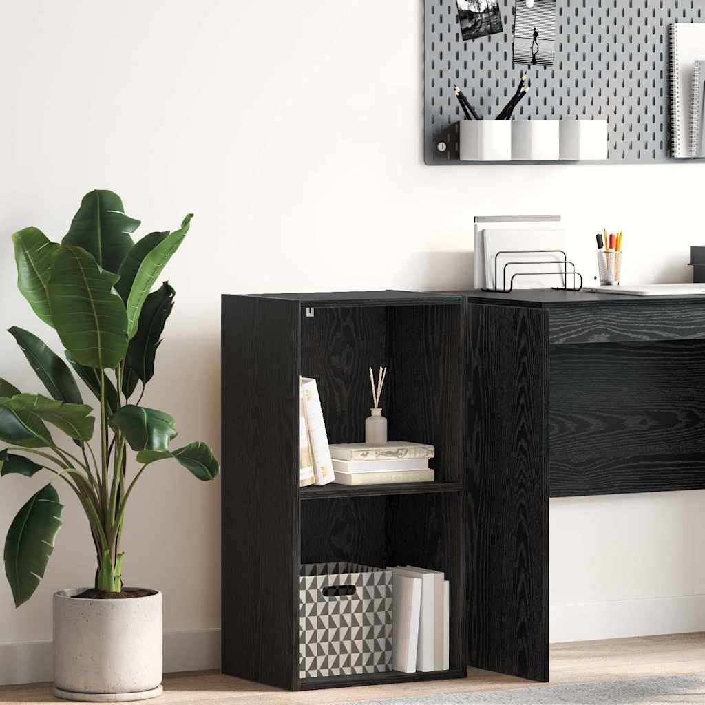 Bücherregal Schwarze Eiche 40 x 30 x 77 cm Holzwerkstoff