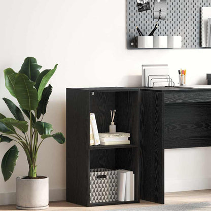 Bücherregal Schwarze Eiche 40 x 30 x 77 cm Holzwerkstoff