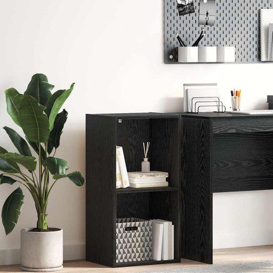 Bücherregal Schwarze Eiche 40 x 30 x 77 cm Holzwerkstoff