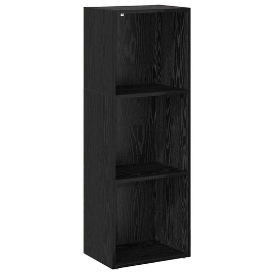 Bücherregal Schwarze Eiche 40 x 30 x 114 cm Holzwerkstoff