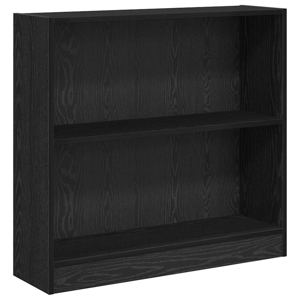 Bücherregal Schwarze Eiche 80 x 24 x 76 cm Holzwerkstoff