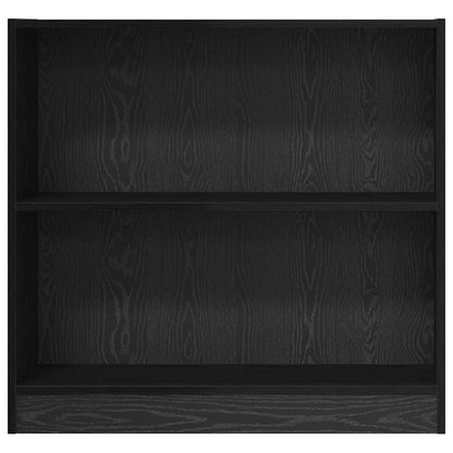 Bücherregal Schwarze Eiche 80 x 24 x 76 cm Holzwerkstoff