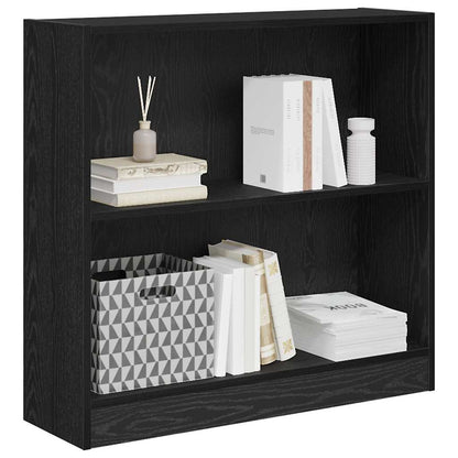 Bücherregal Schwarze Eiche 80 x 24 x 76 cm Holzwerkstoff