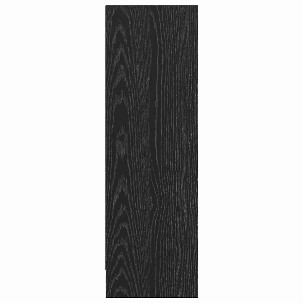 Bücherregal Schwarze Eiche 80 x 24 x 76 cm Holzwerkstoff