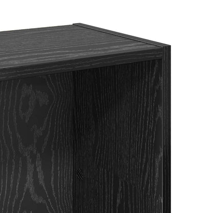 Bücherregal Schwarze Eiche 80 x 24 x 109 cm Holzwerkstoff