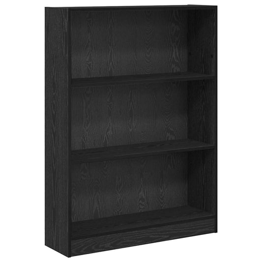 Bücherregal Schwarze Eiche 80 x 24 x 109 cm Holzwerkstoff