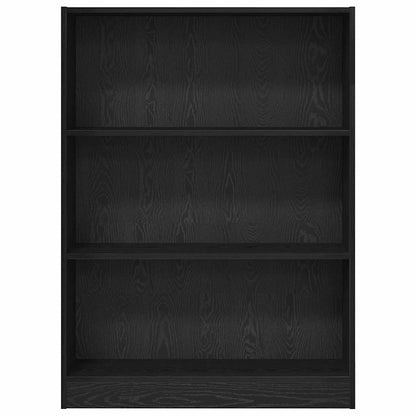 Bücherregal Schwarze Eiche 80 x 24 x 109 cm Holzwerkstoff