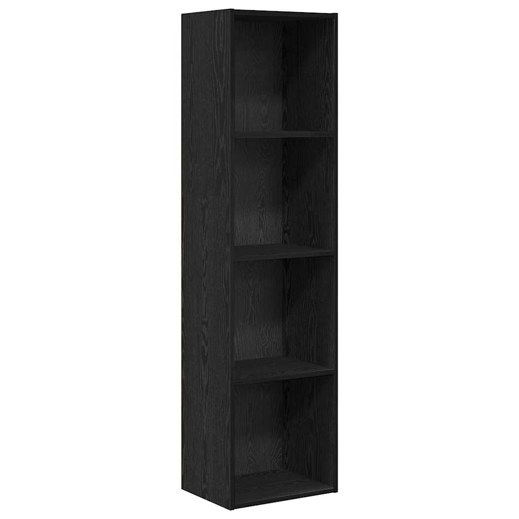 Bücherregal Schwarze Eiche 40 x 30 x 152 cm Holzwerkstoff