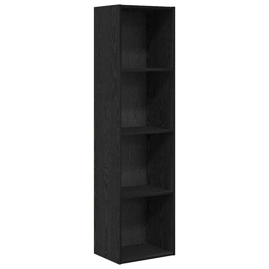 Bücherregal Schwarze Eiche 40 x 30 x 152 cm Holzwerkstoff