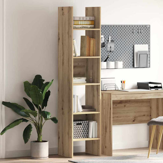Bücherregal Eiche handwerklich 40 x 35 x 180 cm Holzwerkstoff
