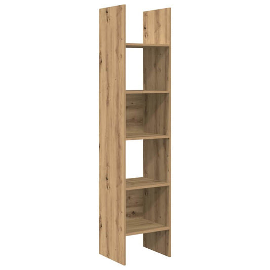 Bücherregal Eiche handwerklich 40 x 35 x 180 cm Holzwerkstoff