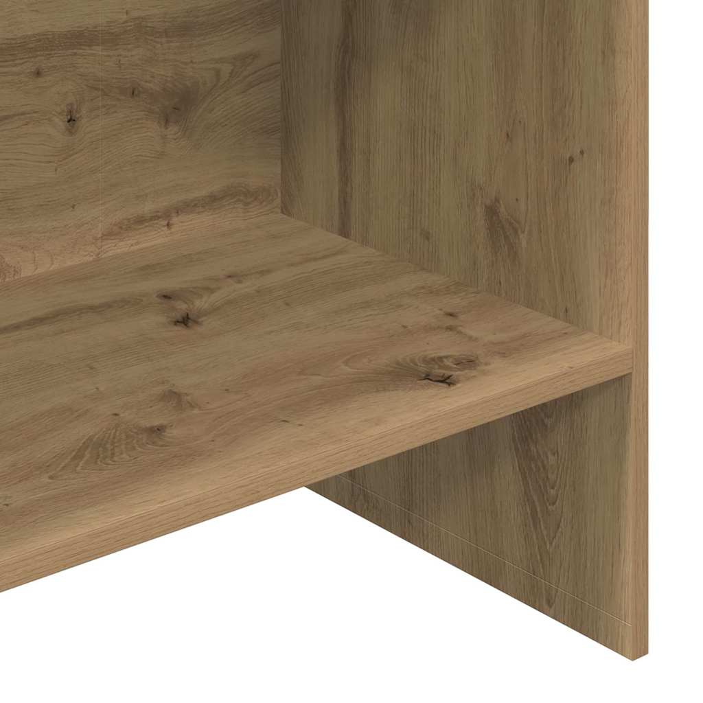 Bücherregal Eiche handwerklich 60 x 35 x 180 cm Holzwerkstoff