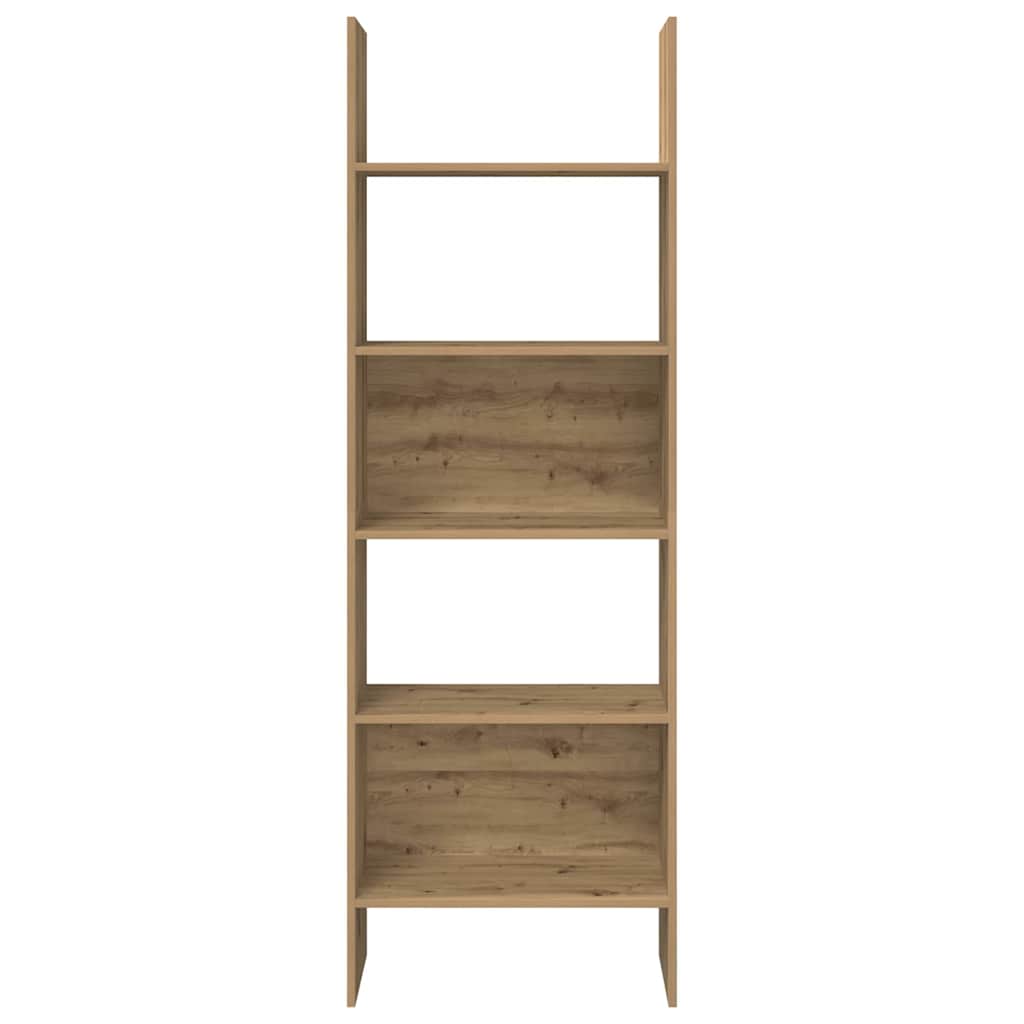 Bücherregal Eiche handwerklich 60 x 35 x 180 cm Holzwerkstoff