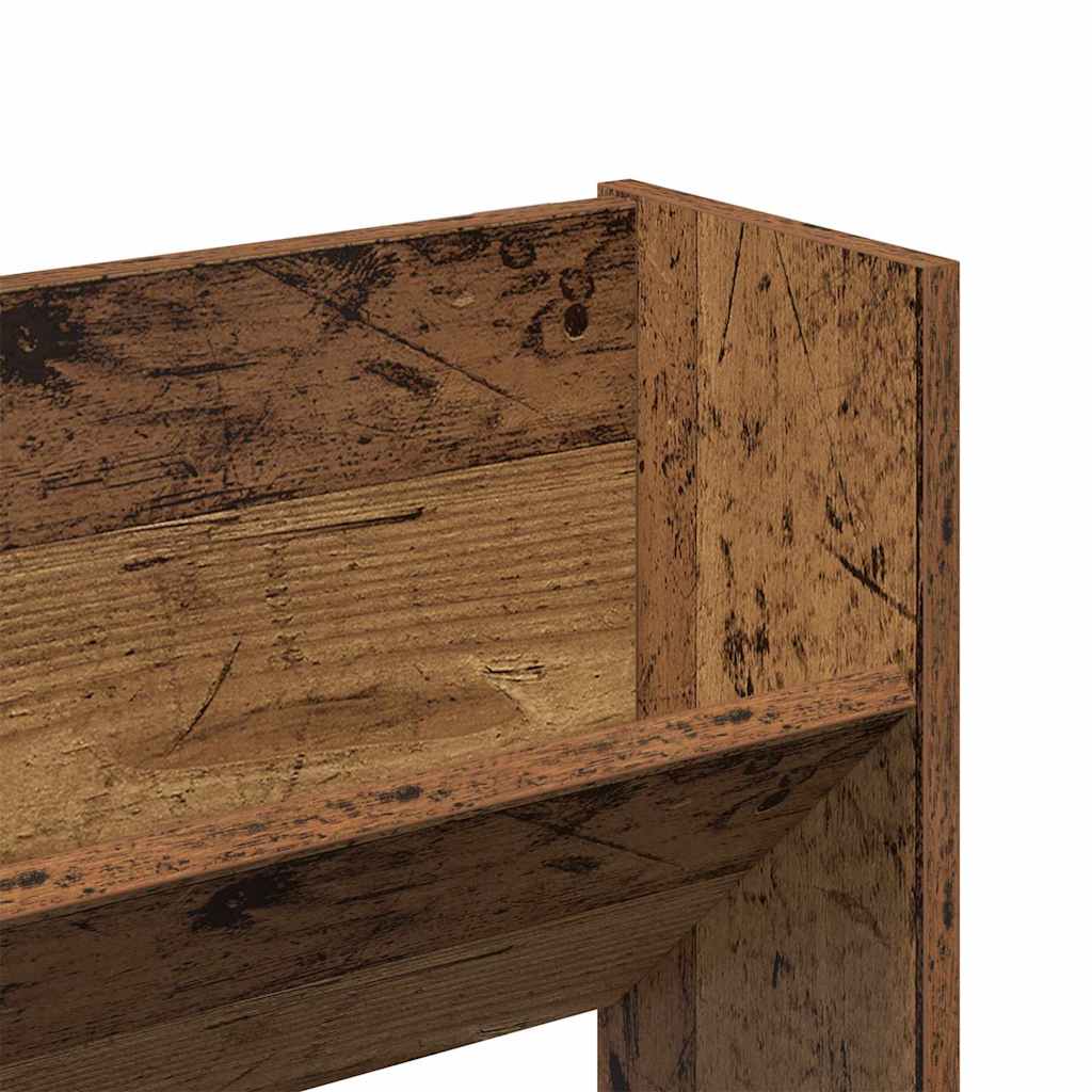Wandschuhschränke mit Regal 2 pcs Altholz Holzwerkstoff