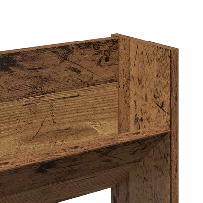 Wandschuhschränke mit Regal 2 pcs Altholz Holzwerkstoff